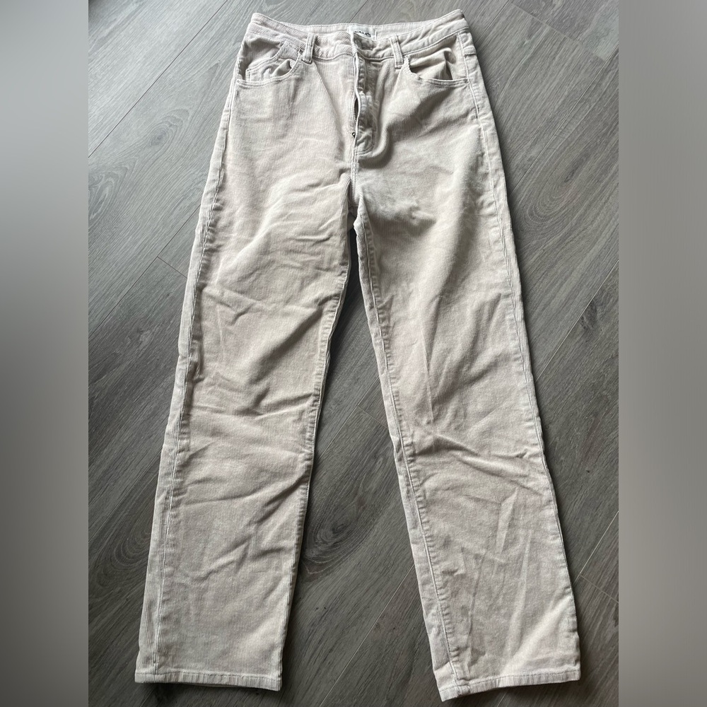 Free People Rollas beige corduroy pants